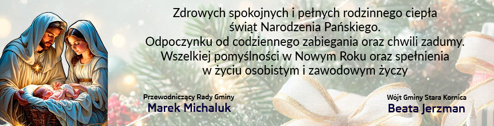 Życzenia bożonarodzeniowe - Gmina Stara Kornica