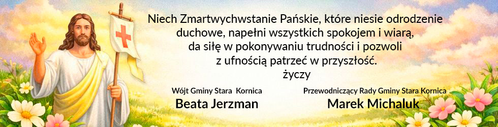 Życzenia wielkanocne - Gmina Stara Kornica